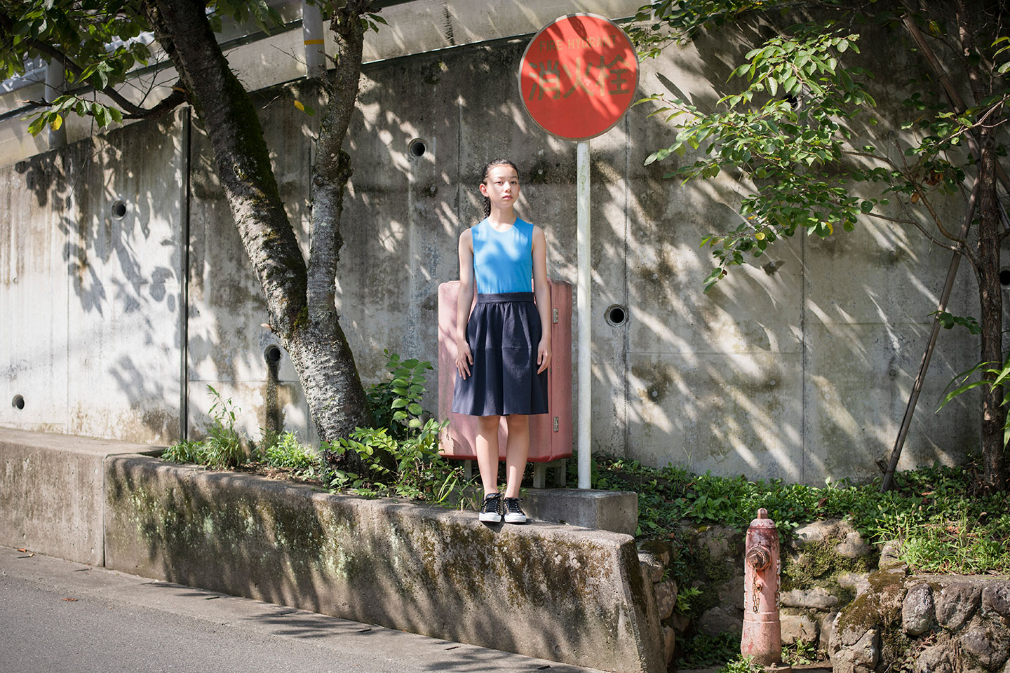 長澤樹 - 洋服編 - Scene 7 (撮影日／2018年9月5日。撮影時学年／中学一年生。撮影／大和田良)